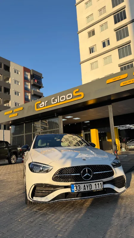 Mercedes C200 teslimat, CarGloos Mersin önü